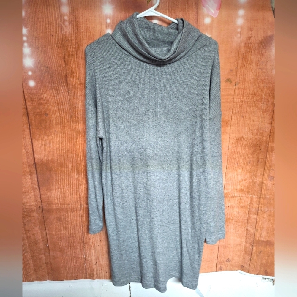 TIME AND TRU GRAY SWEATER DRESS SIZE MEDIUM 8-10
